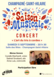 L’art du trio à cordes