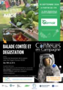 Marché des producteurs et artisans et balade contée et dégustation