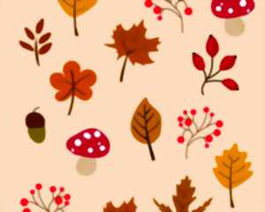 Décorons la médiathèque : automne