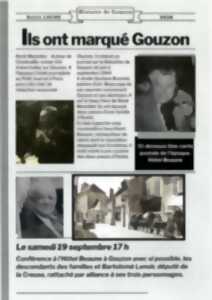 Journées du patrimoine - Ils ont marqué Gouzon