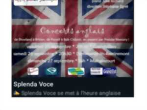 Concert anglais de la chorale Splenda Voce