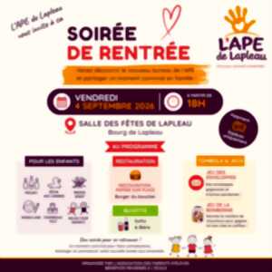 Soirée de rentrée