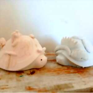 photo Activité enfants - Ma tortue en porcelaine - avec Anne Merlet, céramiste