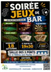 Soirée jeux de bar