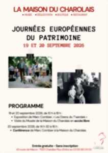 photo Journées européennes du patrimoine à la Maison du Charolais