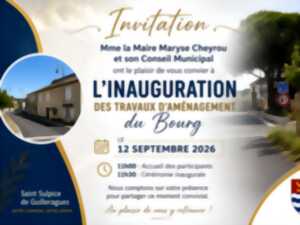 Inauguration des travaux d'aménagement du bourg