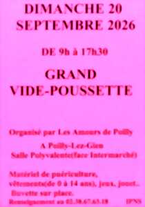 Grand vide-poussette