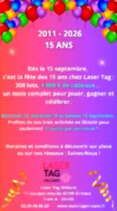 15 ans laser tag orléans