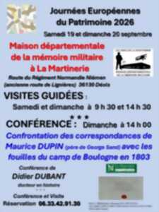 Journées Européennes du Patrimoine à la Martinerie