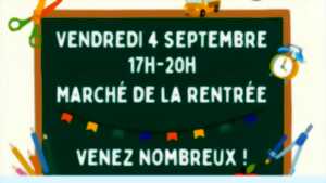 Marché de la rentrée