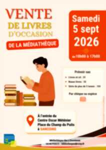 Vente de livres d'occasion de la médiathèque