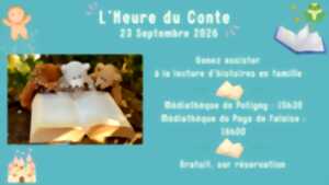 photo L'Heure du Conte à la Médiathèque de Potigny