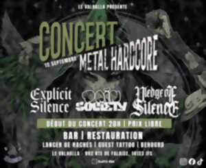Concert hardcore : Pain Society - Pledge of Silence - Explicit Silence