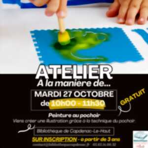 Atelier Créatif « A la manière de ... » à la Bibliothèque de Capdenac