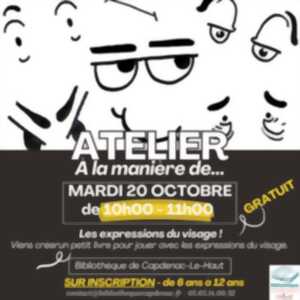 Atelier Créatif « A la manière de ... » à la Bibliothèque de Capdenac