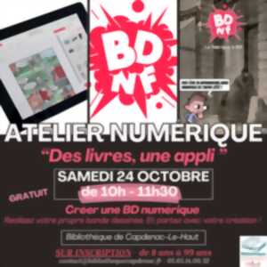 Atelier numérique  «Des Livres, une Appli»