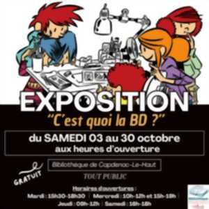 Exposition « C’est quoi la BD » à la Bibliothèque de Capdenac