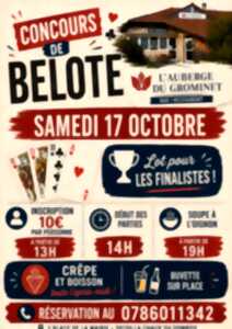 Concours de belote à l'auberge du Grominet