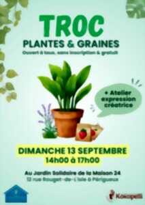 photo Trocs de plantes et atelier artistique