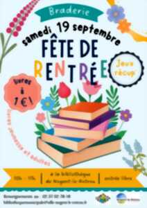 photo Fête de la rentrée 2026 - Braderie de livres