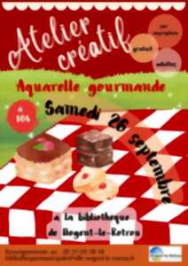 Atelier créatif - Initiation à l'aquarelle gourmande