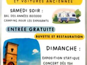 Rassemblement de motos et voitures anciennes
