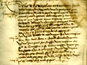 photo PALÉOGRAPHIE - NIVEAU INTERMÉDIAIRE