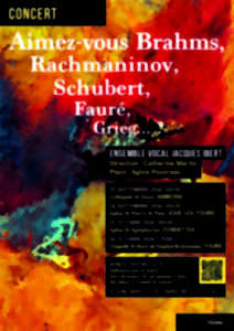 photo Aimez-vous Brahms, Rachmaninov, Schubert, Fauré, Grieg...