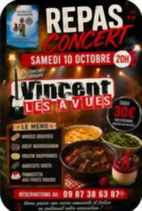 photo Repas-concert avec le groupe Vincent les a vues au Repère de Torcy