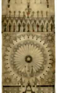 photo Le dessin de la flèche de la cathédrale (vers 1419)