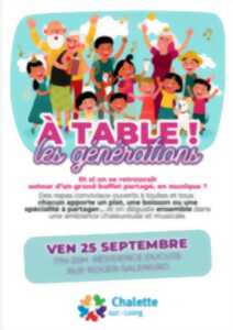 photo À table les générations !