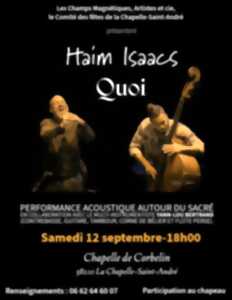 photo Concert Haim Isaacs - QUOI