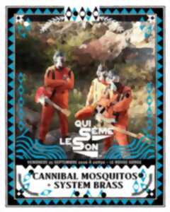photo CANNIBAL MOSQUITOS + SYSTEM BRASS // Qui Sème Le Son par Diff'art