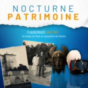 photo Nocturne Patrimoine à Flaugergues