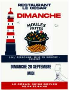 photo Repas Moules Frites