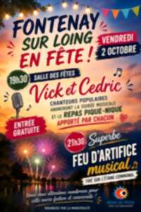 photo Soirée animée et feu d'artifice musical