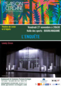 photo SAISON CERDANE - L’ENQUÊTE – COMPAGNIE LONELY CIRCUS:  THÉÂTRE D’OBJETS ET DE CORPS
