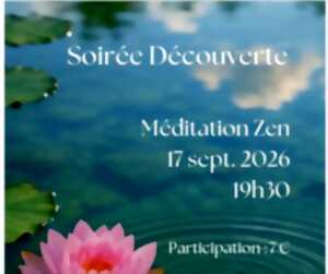 photo Soirée découverte: Médiation zen