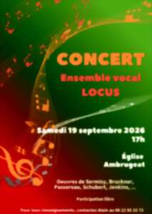 photo Concert ensemble vocal Locus