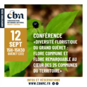 photo Conférence : Diversité floristique du Grand Guéret : flore commune et flore remarquable au cœur des 25 communes du territoire