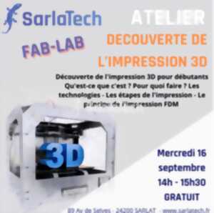photo Atelier : Découverte Impression 3D
