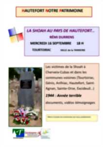 photo Conférence « La Shoah au pays de Hautefort »
