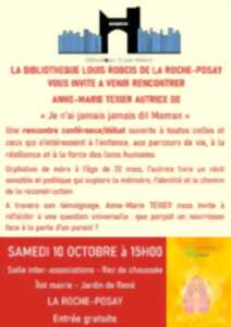 photo Conférence-débat animée par Anne-Marie Texier, auteure de 