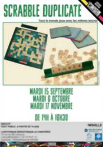 photo Scrabble Duplicate - Ludothèque Médiathèque La Confiserie