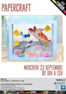 photo Papercraft - Ludothèque Médiathèque La Confiserie