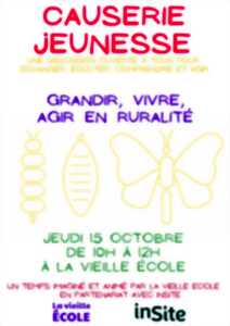 photo Causerie Jeunesse : Grandir, vivre et agir en ruralité
