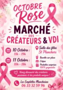 photo Marché des créateurs et VDI - Octobre rose