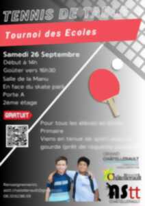 Tennis de Table : Tournoi des Ecoles