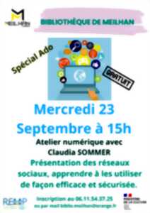 Atelier Numérique Spécial «  ado »  