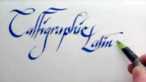 Initiation à la calligraphie latine